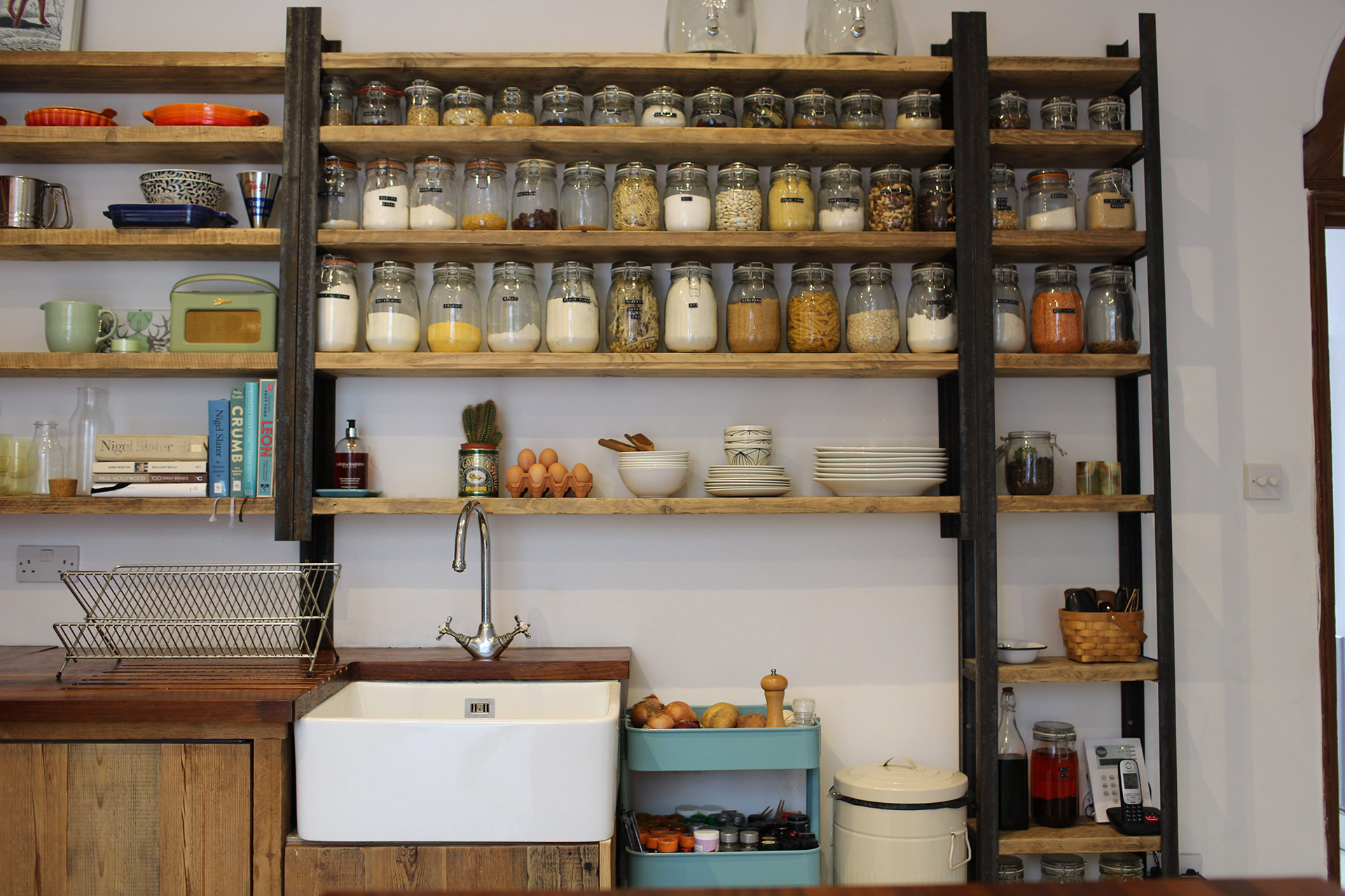 Bristol Reclaimed Kitchen Shelves